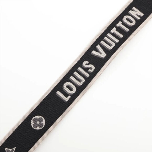 Louis Vuitton Monogram Diane Cotton Nylon Shoulder Strap Black - Picture 3 of 5